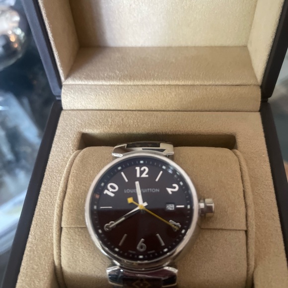 Louis Vuitton tambour monogram watch unisex 1000% authentic - Picture 9 of 12